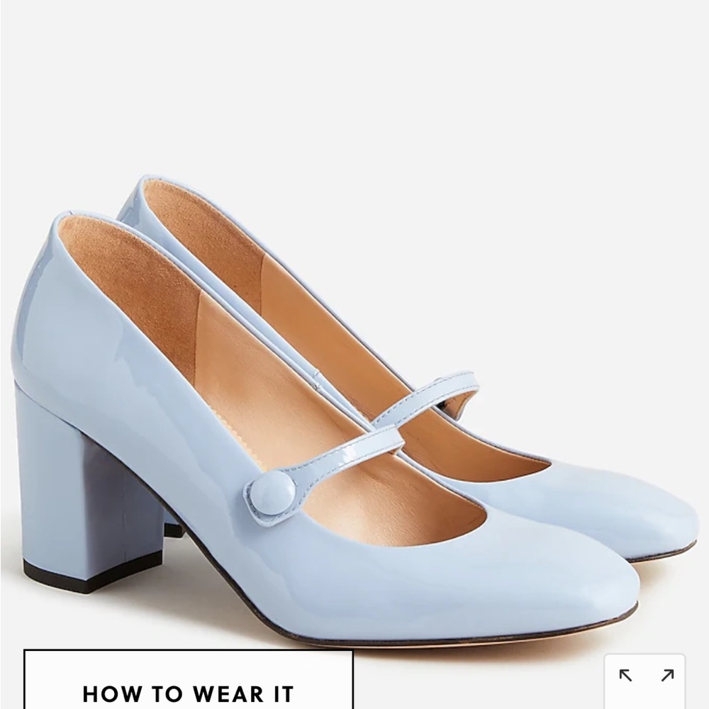 NWT J Crew Maisie Mary Jane heels
